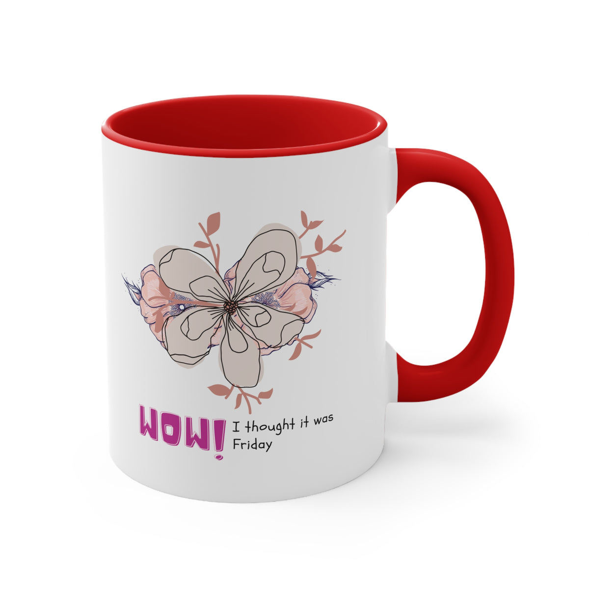Taza de café decorativa, 11 oz 10% de descuento hasta $50 de compra