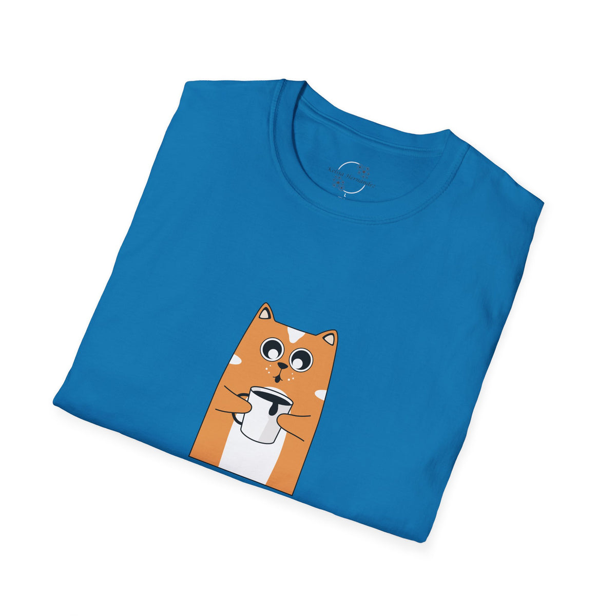 Coffee & Cat Softstyle T-Shirt