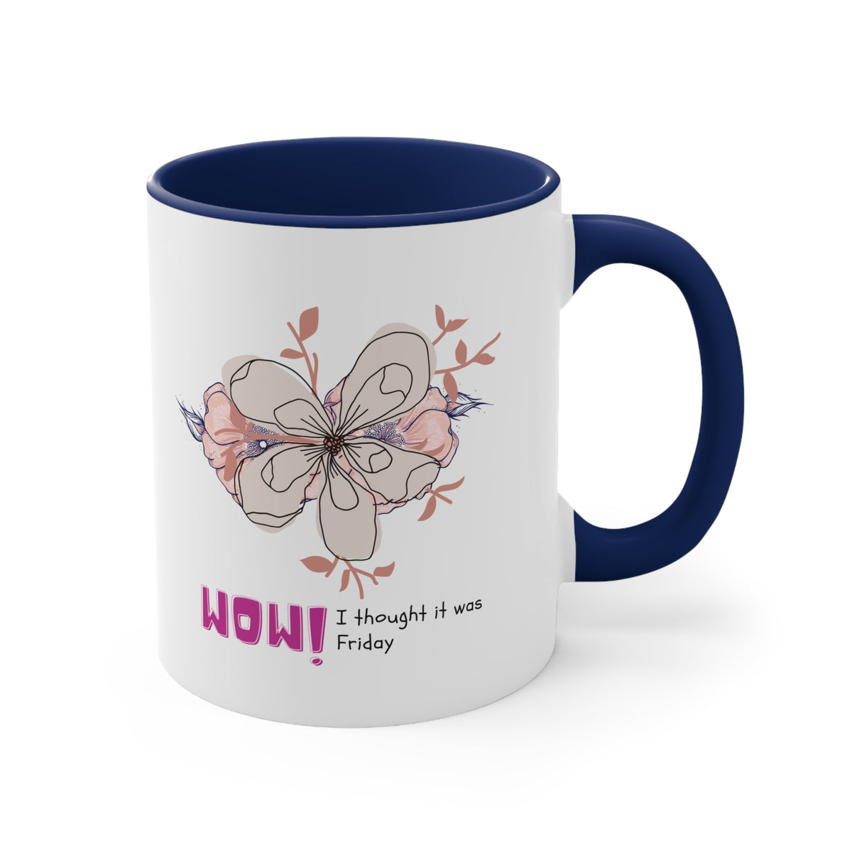 Taza de café decorativa, 11 oz 10% de descuento hasta $50 de compra