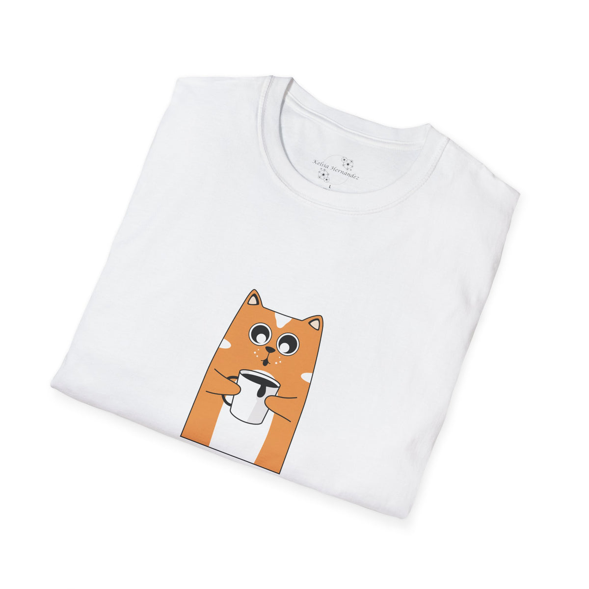 Coffee & Cat Softstyle T-Shirt