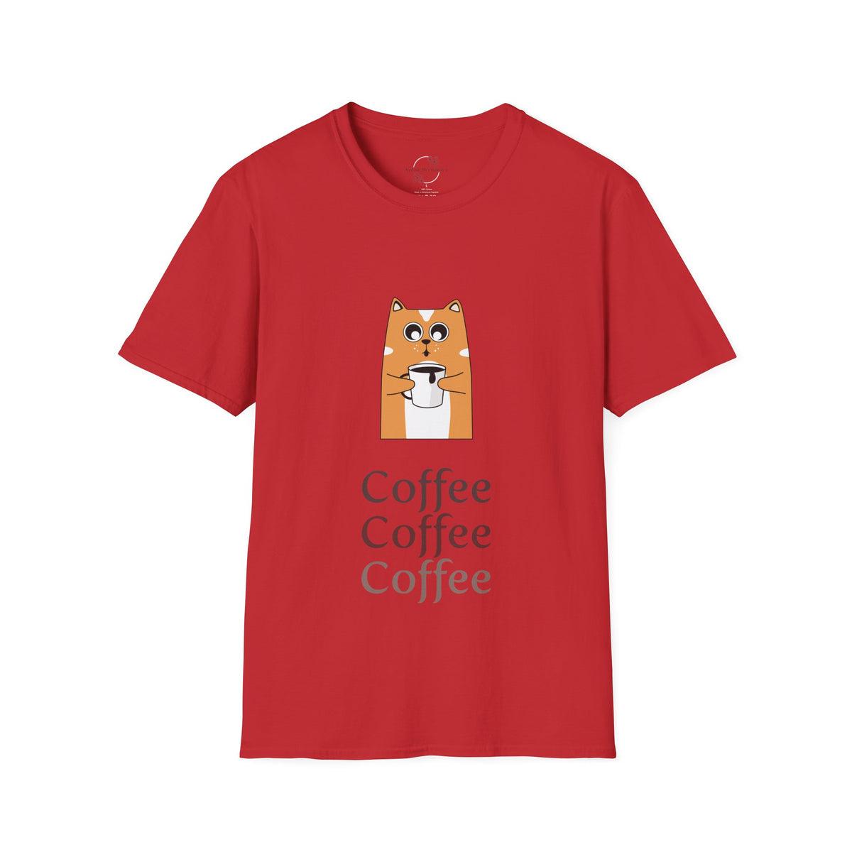 Coffee & Cat Softstyle T-Shirt