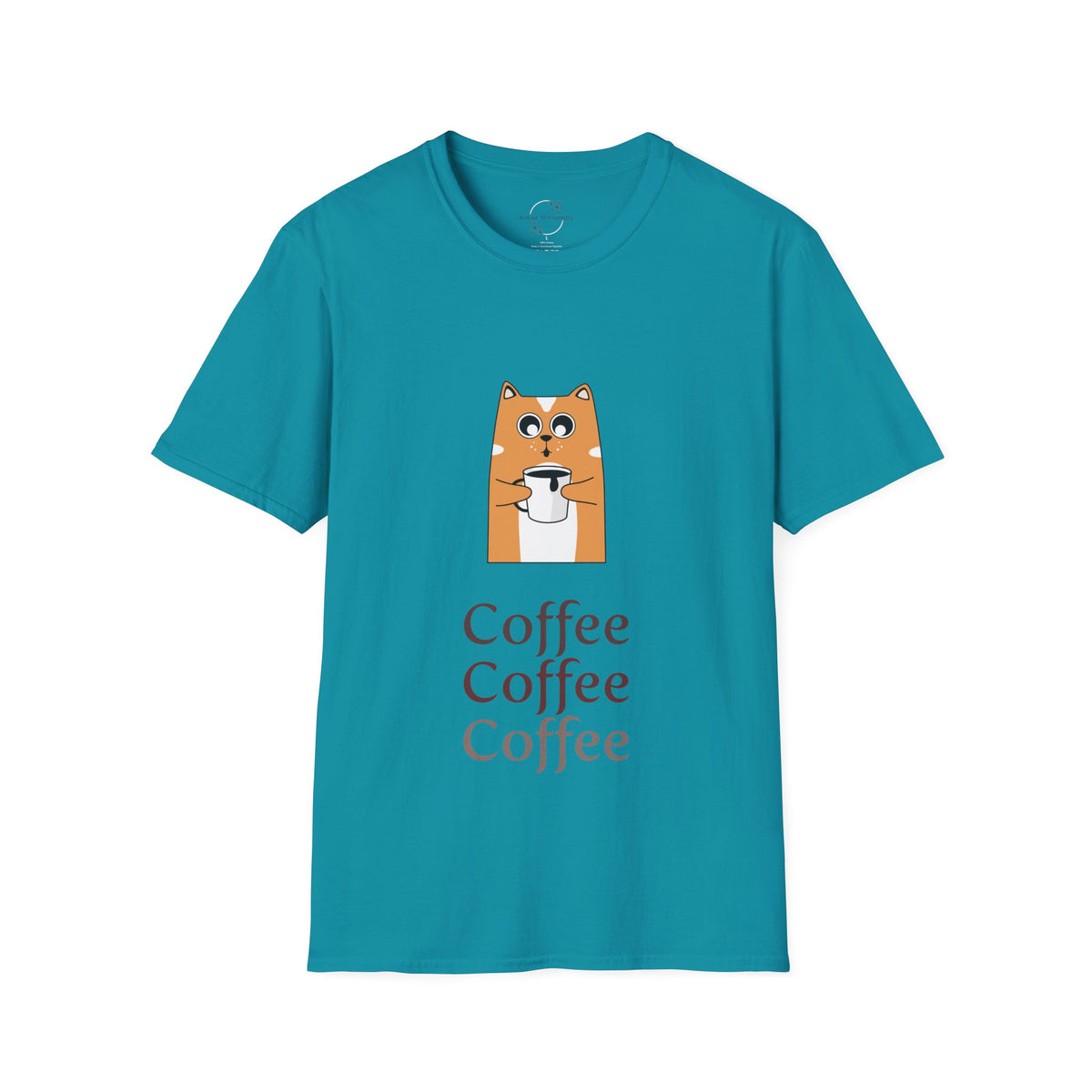 Coffee & Cat Softstyle T-Shirt