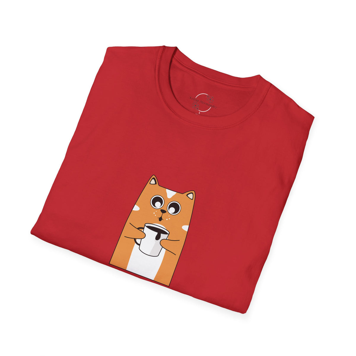 Coffee & Cat Softstyle T-Shirt