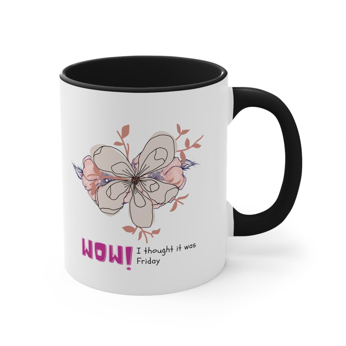 Taza de café decorativa, 11 oz 10% de descuento hasta $50 de compra