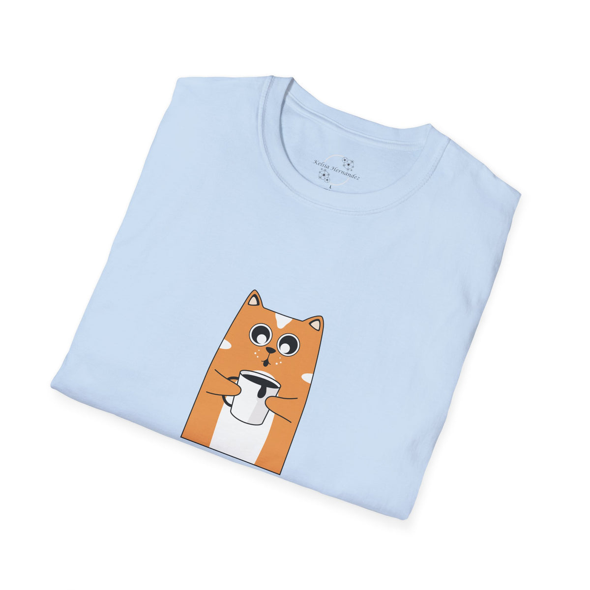 Coffee & Cat Softstyle T-Shirt