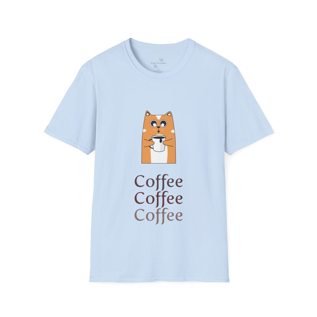 Coffee & Cat Softstyle T-Shirt