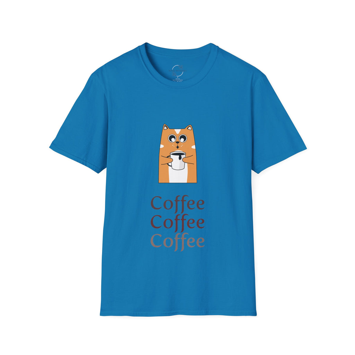 Coffee & Cat Softstyle T-Shirt