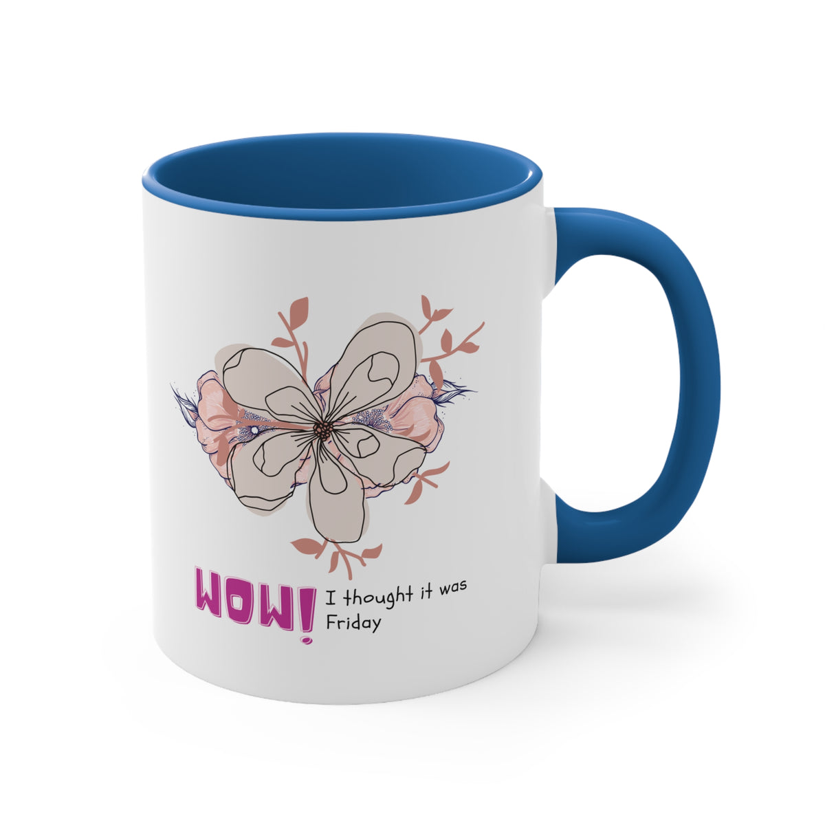 Taza de café decorativa, 11 oz 10% de descuento hasta $50 de compra
