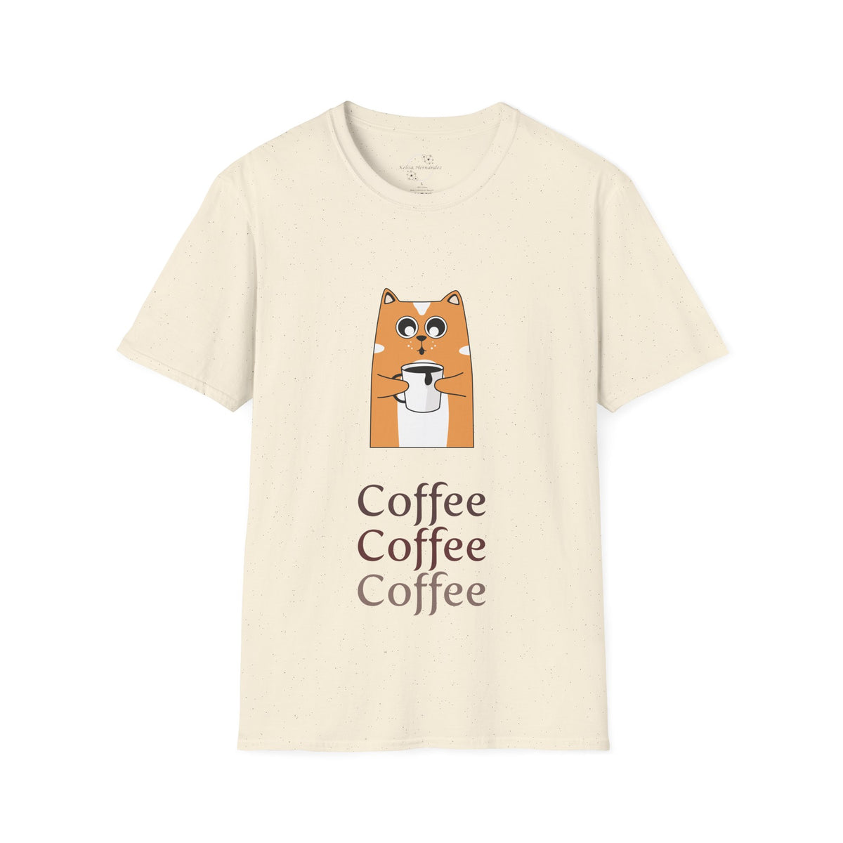 Coffee & Cat Softstyle T-Shirt