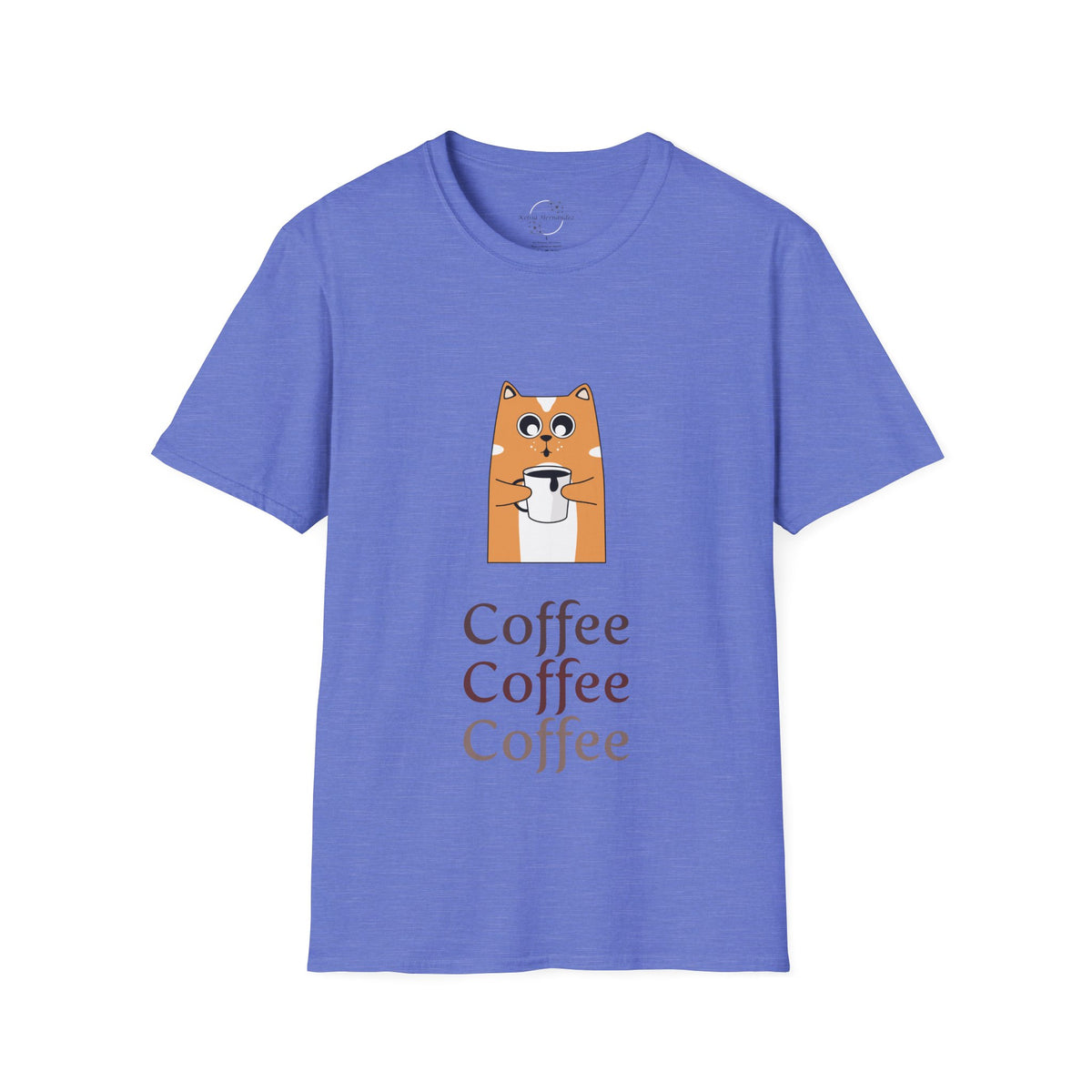 Coffee & Cat Softstyle T-Shirt